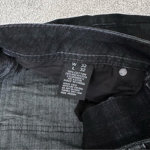 Men’s Native Jeans all black denim size 32x32 - Picture 6 of 6